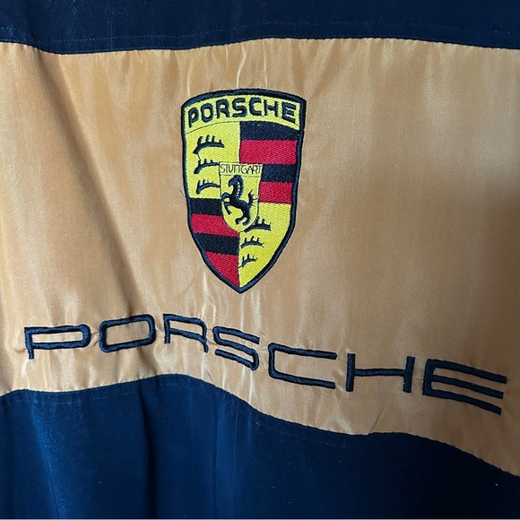 Porsche Racing Jacket Black and Tan - Picture 14 of 16